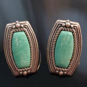 Sterling silver and turquoise earrings